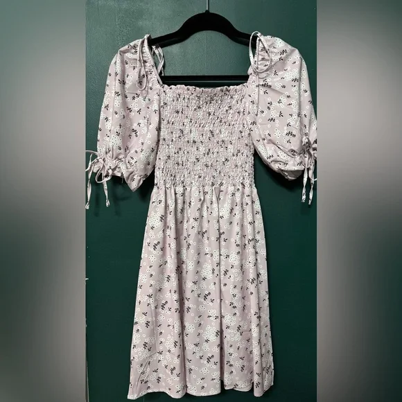 Floral Purple Women’s Dress - Picture 2 of 2